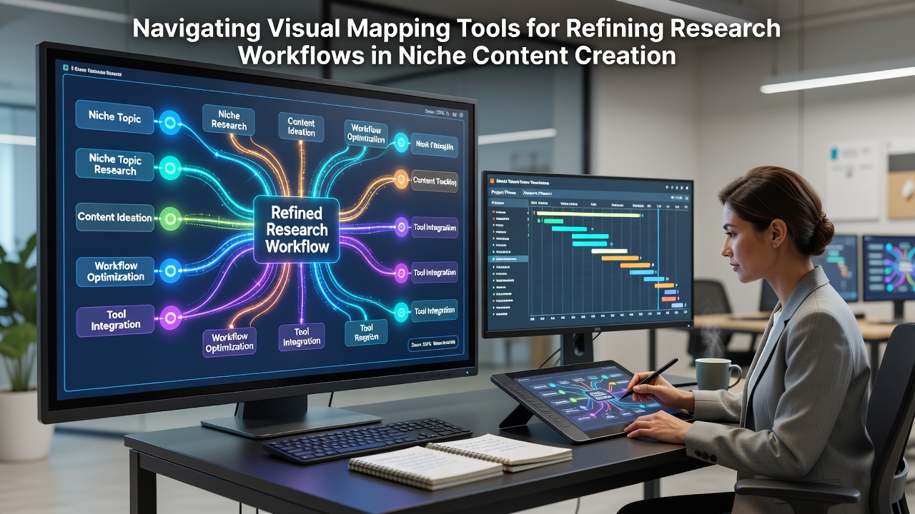 Navigating Visual Mapping Tools for Refining Research Workflows in Niche Content Creation