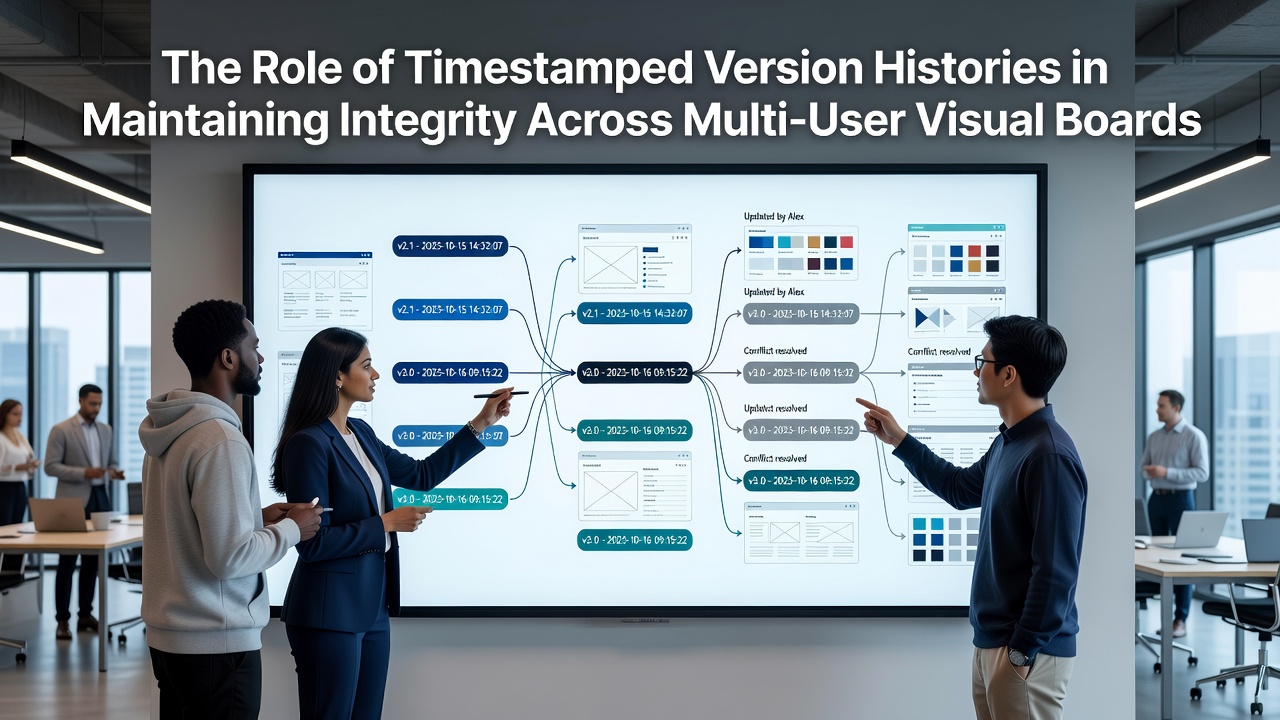 The Role of Timestamped Version Histories in Maintaining Integrity Across Multi-User Visual Boards